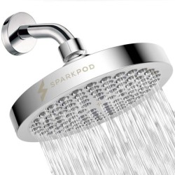 PLASTIC CHROME SHOWER ROSE