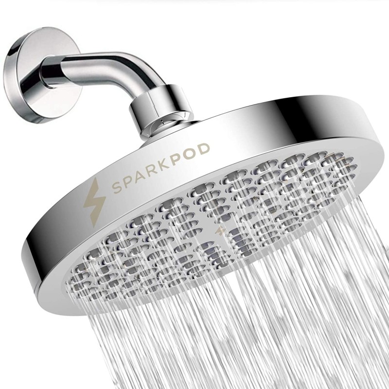 PLASTIC CHROME SHOWER ROSE