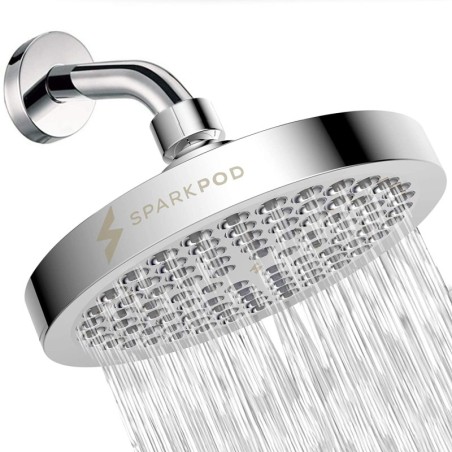 PLASTIC CHROME SHOWER ROSE