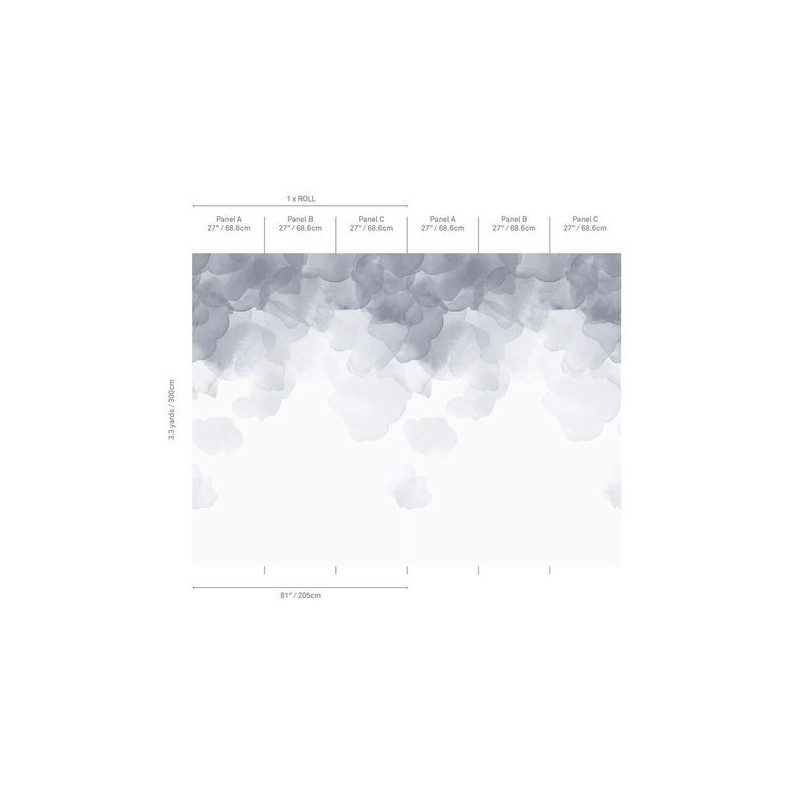 WALL PAPER 45CM X 3 YARDS