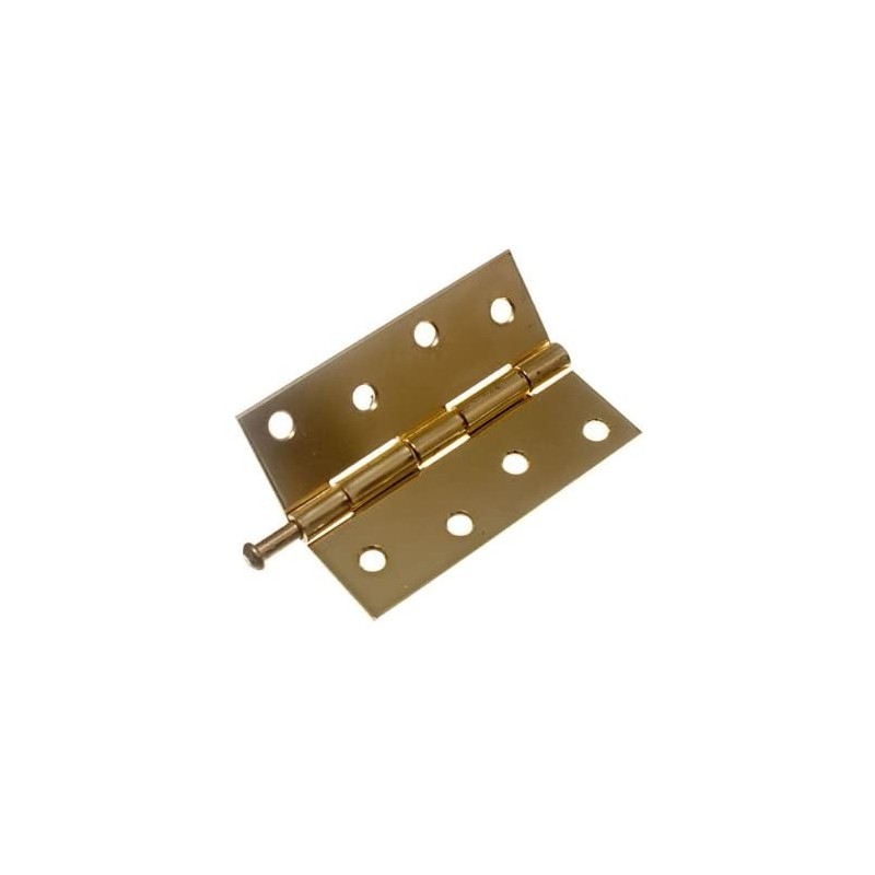 PAIR 2 1/2" X 2 1/2" ZINC LOOSE PIN BUTTS