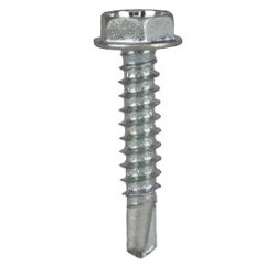 1/2'' TEX POINT SCREW WHITE