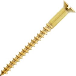 SOLID BRASS SCREWS 10G X 2"
