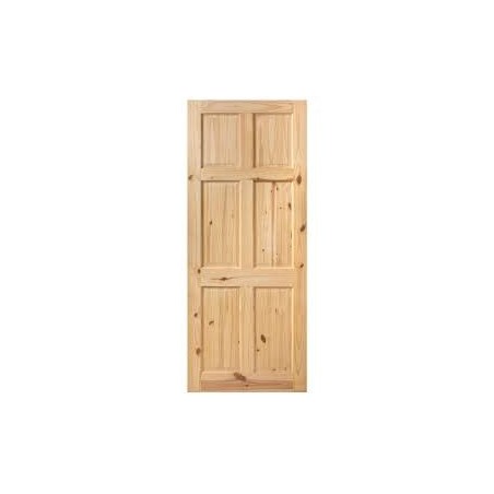 32" X 80" PITCH PINE DOOR 1 SOLID PANEL TYPE J