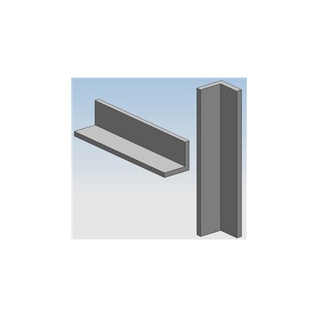 ALUMINUM 1/4" X 2" X 2" X 20' ANGLE