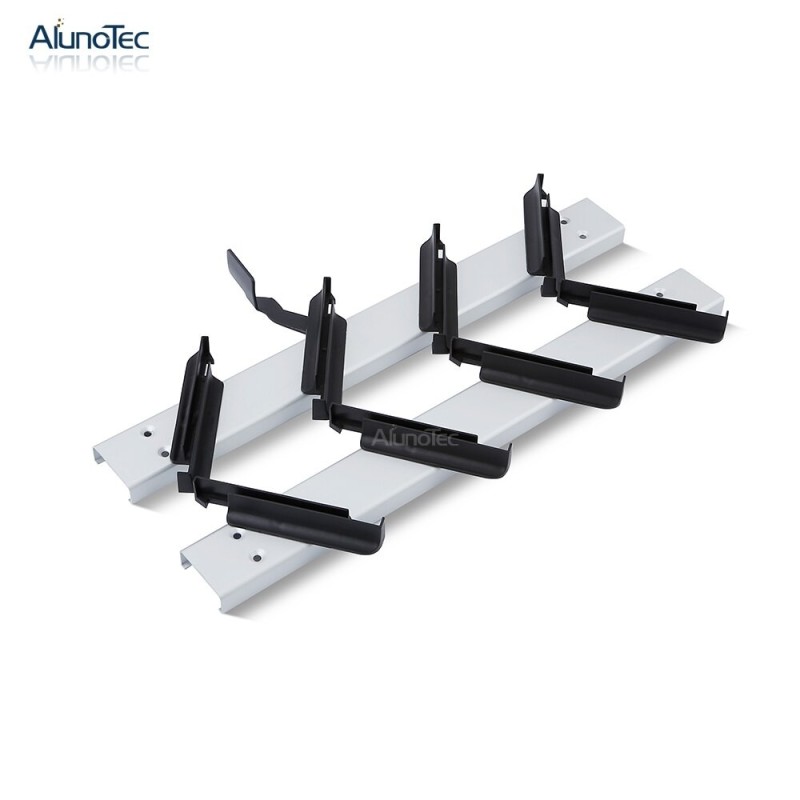 PAIR 4'' LOUVER FRAME ALUMINUM 7 BLADE