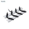 PAIR 4'' LOUVER FRAME ALUMINUM 7 BLADE