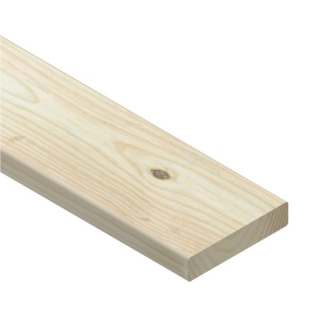 LENGTH 2" X 4" X 14' TREATED DRESS PITCH PINE