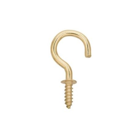1" CUP HOOK GOLD