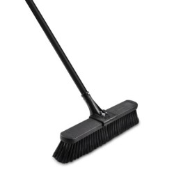 18" PUSH BLACK BROOM