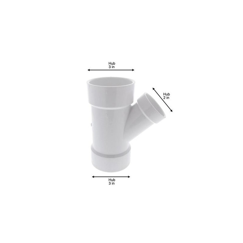 3" X 3" PVC CAN
