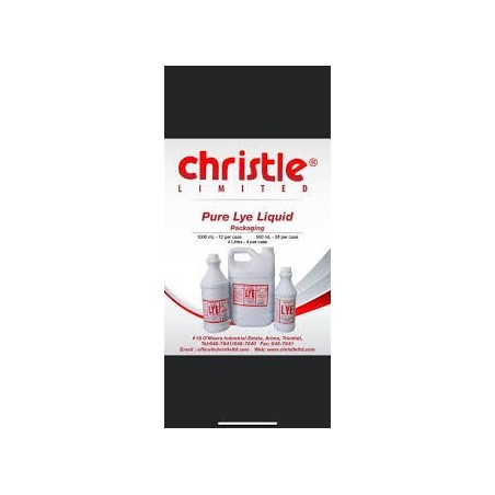 CHRISTLE LIQUID LYE- GALLON (4LT)