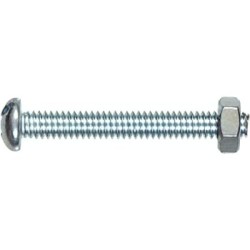 SCREW & NUT 6/32" X 3"