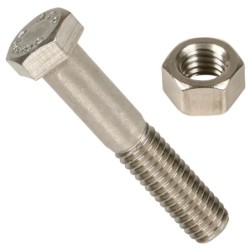 3/8" X 2" BOLT & NUT