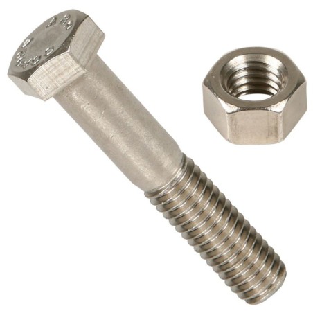 3/8" X 2" BOLT & NUT