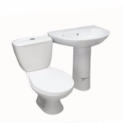TWYFORD WHITE C/C TOILET SET