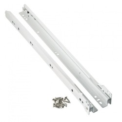 20" LIGHT DRAW SLIDES WHITE