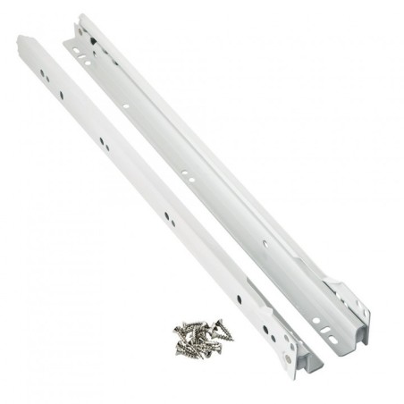 20" LIGHT DRAW SLIDES WHITE