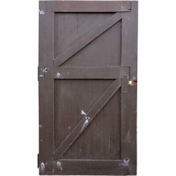 ODD SIZE PITCH PINE DOOR 31...