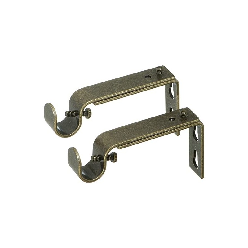 1" T CURTAIN ROD BRACKETS (PER PAIR)