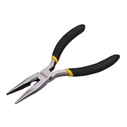 STANLEY LONG NOSE PLIERS 6"