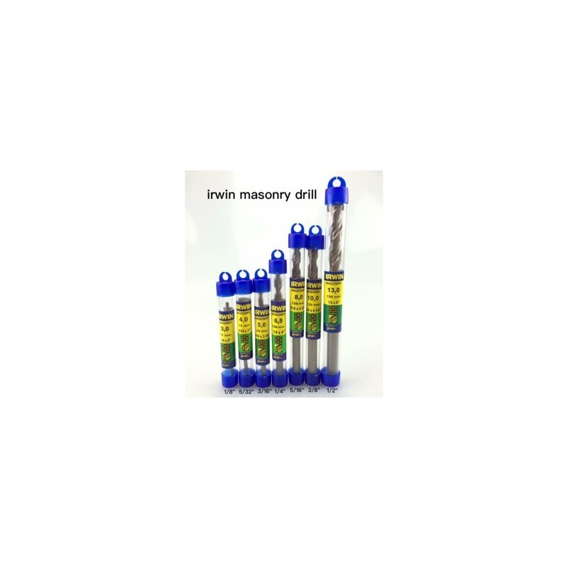 IRWIN MASONRY DRILL BIT 75 X 3MM 1/8"