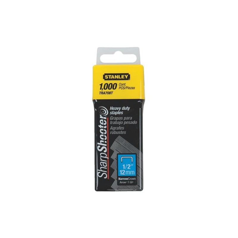 Heavy-Duty Staples, 1/2" [Stanley]