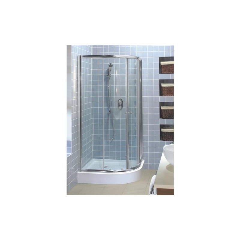 SHOWER ENCLOSURE TIGRIS ROUND CORNER SHOWER KIT