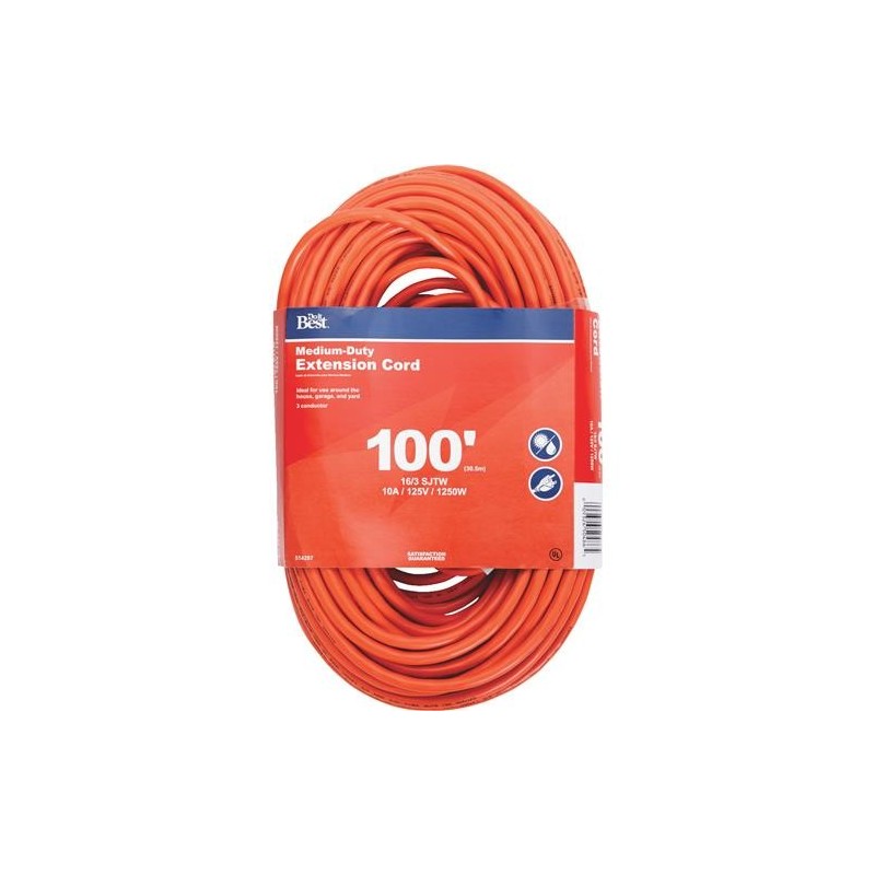 DIB EXTENSION CORD 100' MEDIUM DUITY