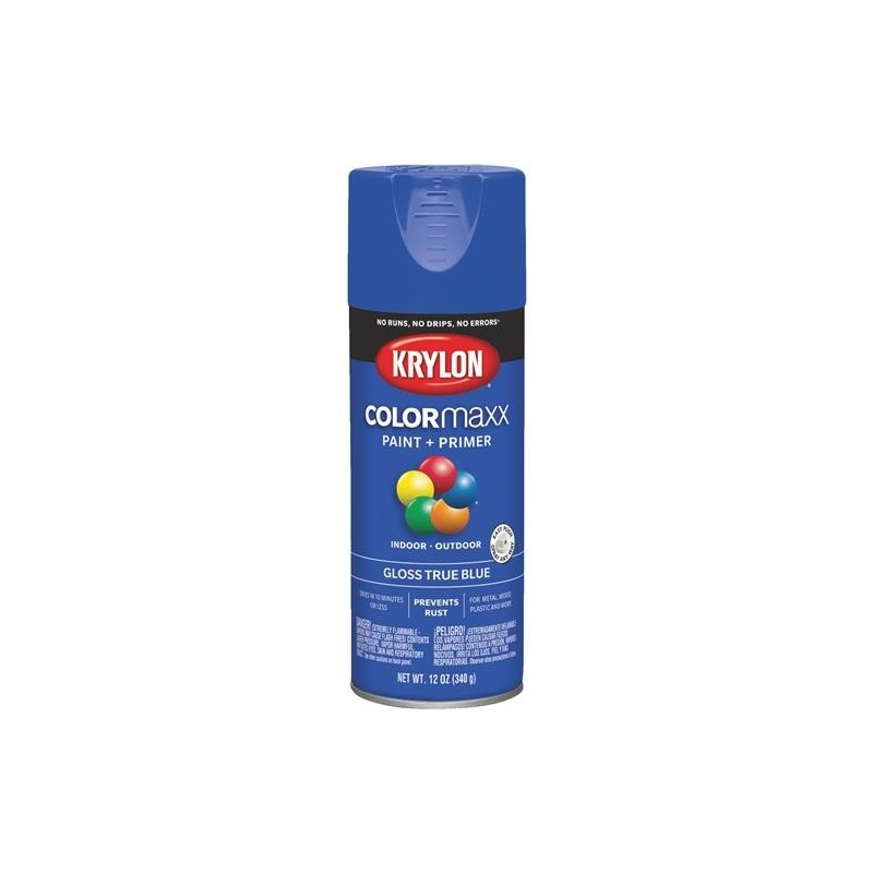 KRYLON GLOSS TRUE BLUE 12.OZ SPRAY PAINT