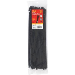 Black Weather Resistant Cable Tie (100-Pack), 14 In. [Do it Best]