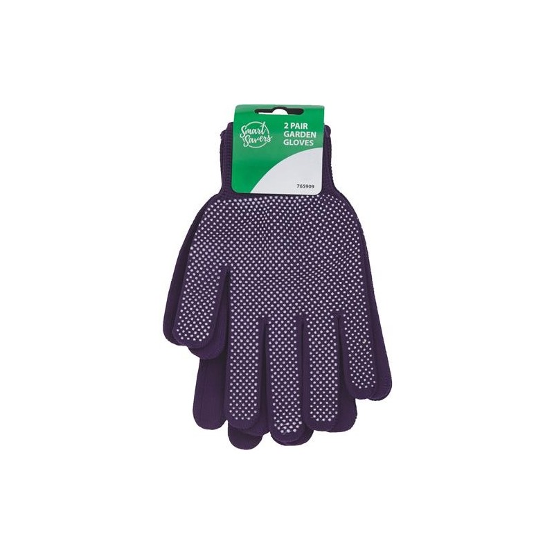 Dotted Garden Gloves (2 Pair) [Smart Savers]