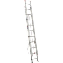 20' Aluminum Extension Ladder, 200lb [Werner]