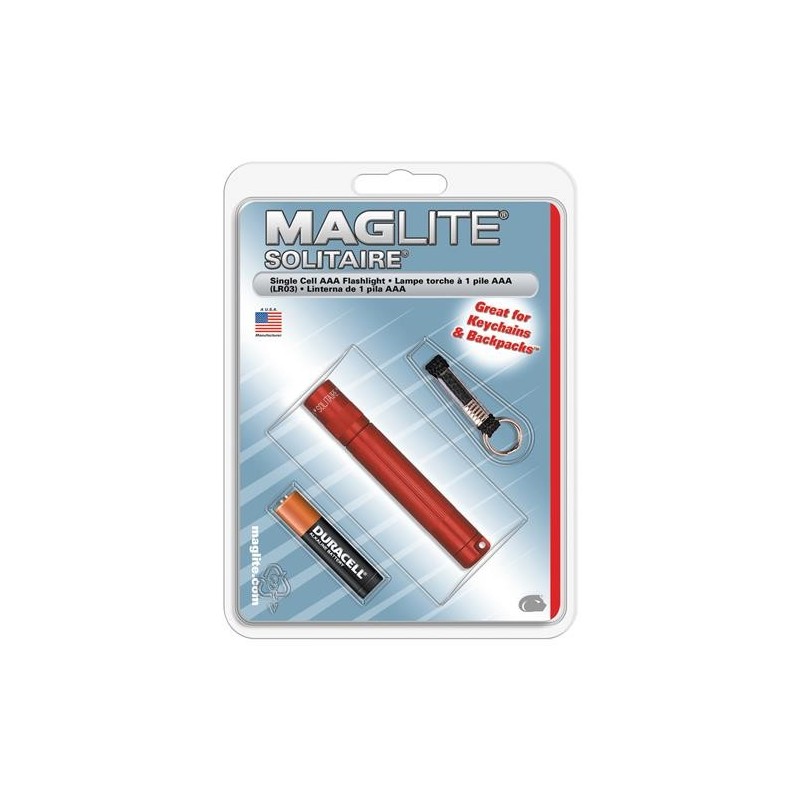 MAG LITE SOLITARIE 1 AAA CELL RED