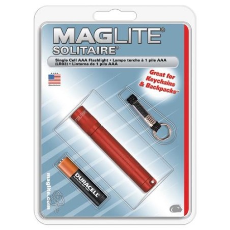 MAG LITE SOLITARIE 1 AAA CELL RED