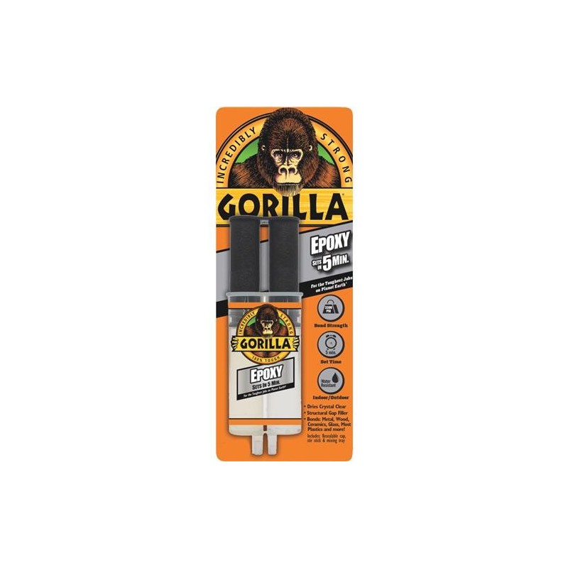 GORILLA 5 MIN EPOXY CLEAR 0.85 OZ