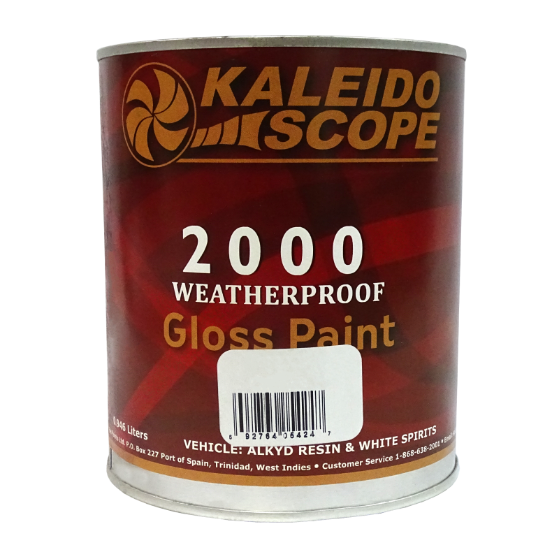 2000 Weatherproof Gloss Paint, (Off White) 1 Gal [Kaleidoscope]