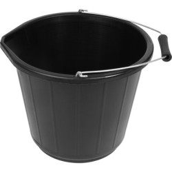 Construction Bucket, Black