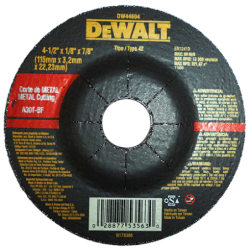 4 1/2" X 3.2mm X 7/8" Metal Cutting Disc [DeWalt]