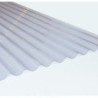 Plastic 'Galvanise' Sheet, 8ft, Clear