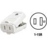 LEVITON WHITE 2 POLE WHITE CONNECTOR