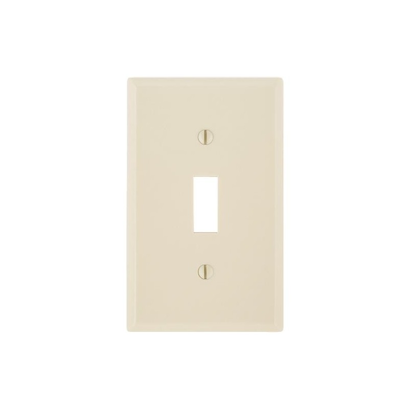 LEVITON IVORY WALLPLATE FOR TOGGLE SWITCH