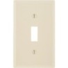 LEVITON IVORY WALLPLATE FOR TOGGLE SWITCH