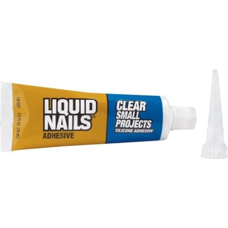 LIQUID NAILS 2.5 OZ CLEAR SILICONE ADHESIVE