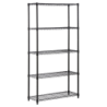 Metal 5 Level shelf, Black [Honey-Can-Do]