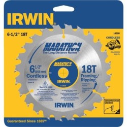 IRWIN 6 1/2" 18T...