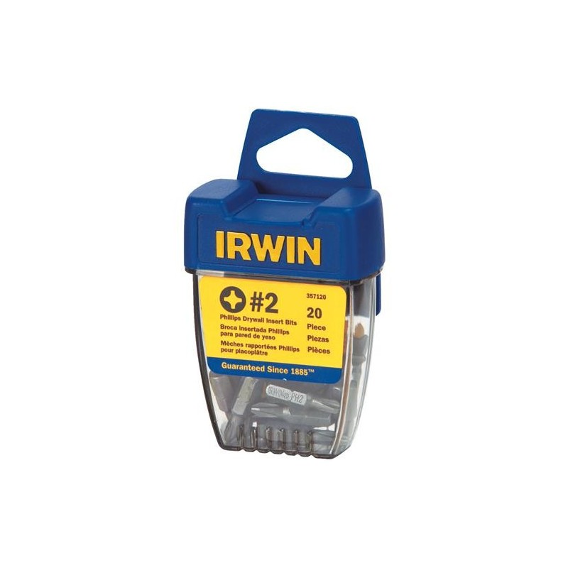 IRWIN 20PCS PHILLIPS DRYWALL INSERT BITS