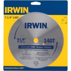 IRWIN CIRCULAR SAW BLADE...