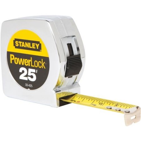 Measuring tape /w Power lock, 25' [Stanley]