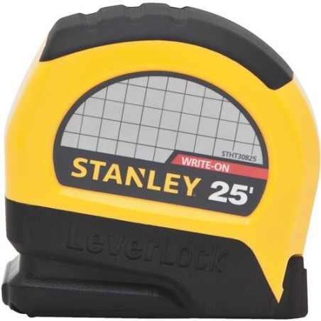 Measuring tape, /w Lever Lock, 25' [Stanley]